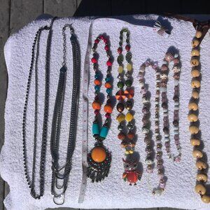 Various beads necklaces